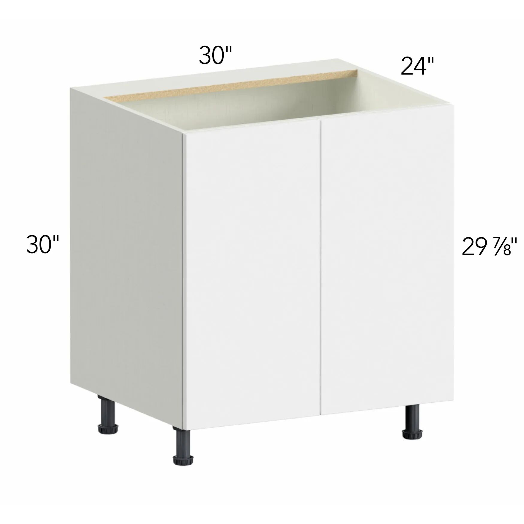 Illume® Catalina Silk Flow 30"W x 30"H x 24"D Sink Base Cabinet (SB30FD)