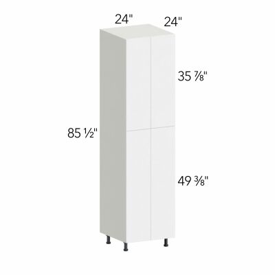 Ovela® Tuscany Blanco 24"W x 85.5"H x 24"D Tall Pantry Cabinet (TP242490)