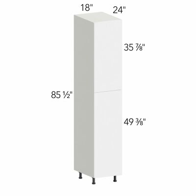 Ovela® Tuscany Antracita 18"W x 85.5"H x 24"D Tall Pantry Cabinet (TP182490)