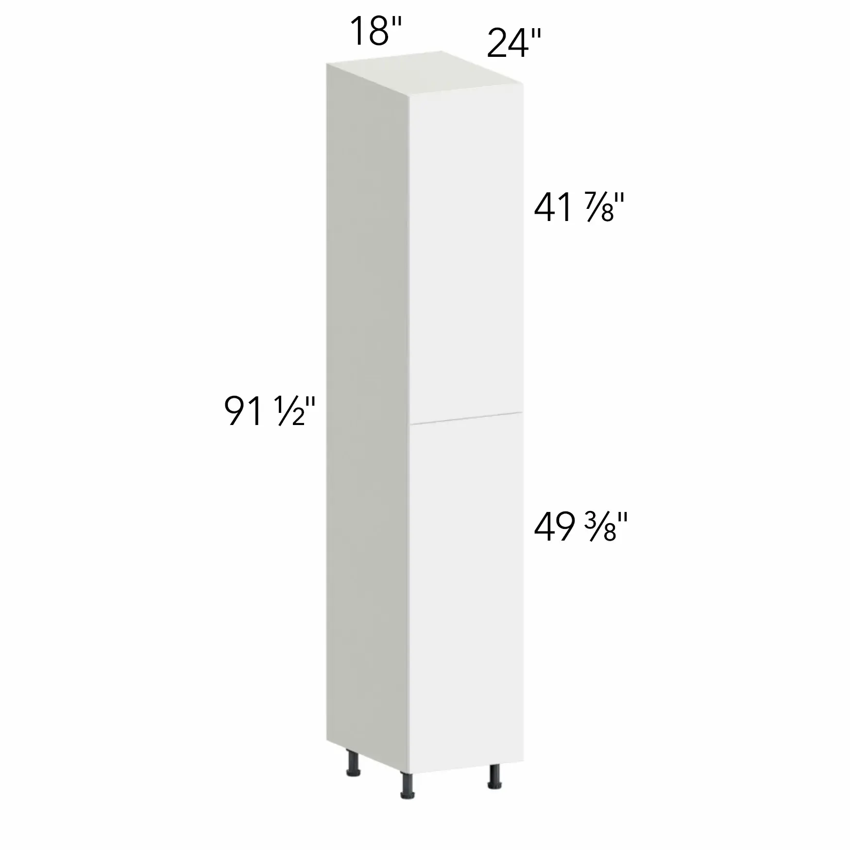 Ovela® Tuscany Ida 2 18"W x 91.5"H x 24"D Tall Pantry Cabinet (TP182496)
