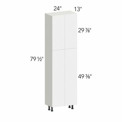 Illume® Tuscany Muratti 4 24"W x 79.5"H x 13"D Tall Pantry Cabinet (TP241384)