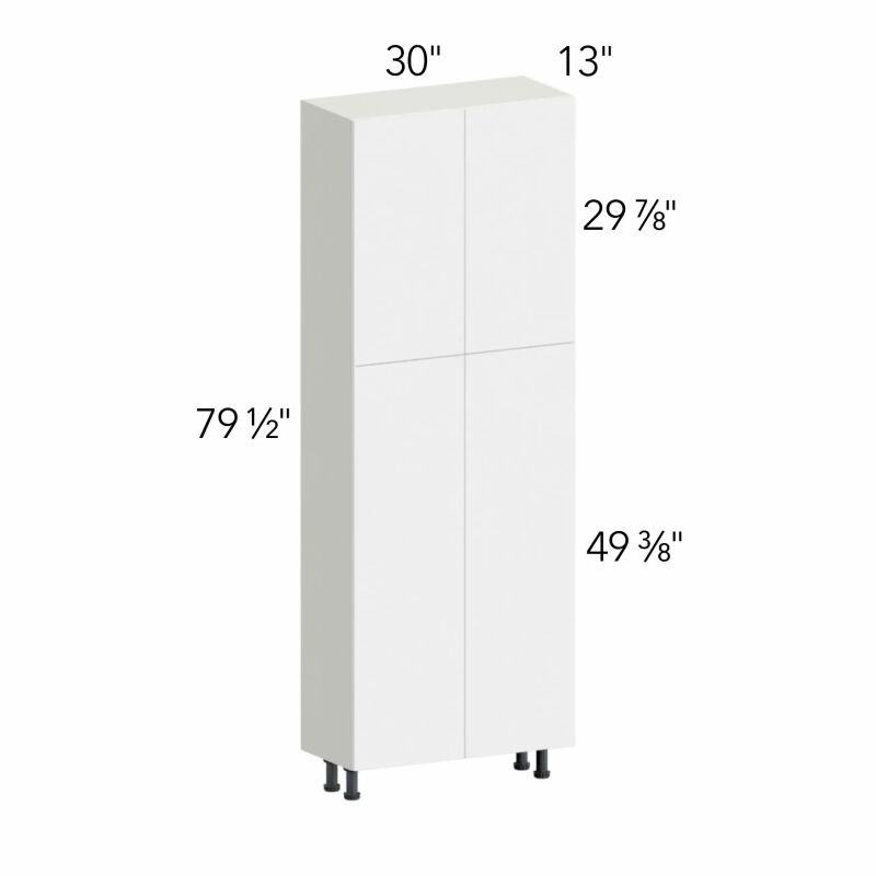 Ovela® Tuscany Woodline 1 30"W x 79.5"H x 13"D Tall Pantry Cabinet (TP301384)