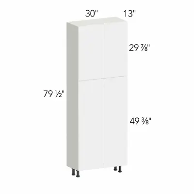 Ovela® Tuscany Woodline 1 30"W x 79.5"H x 13"D Tall Pantry Cabinet (TP301384)