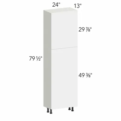 Illume® Tuscany Blanco 24"W x 79.5"H x 13"D Tall Pantry Cabinet (TP241384SD)