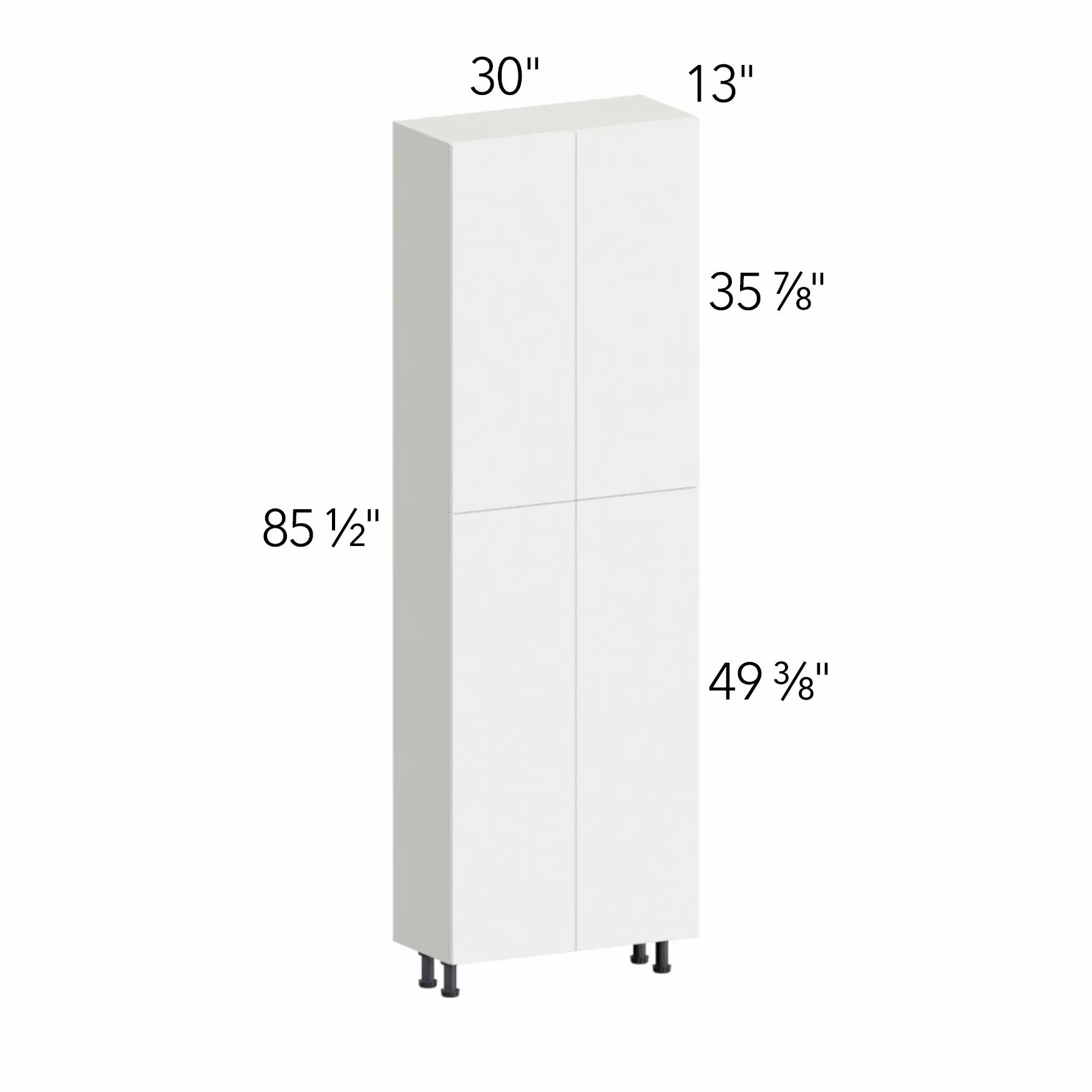 Ovela® Tuscany Olmo 3 30"W x 85.5"H x 13"D Tall Pantry Cabinet (TP301390)