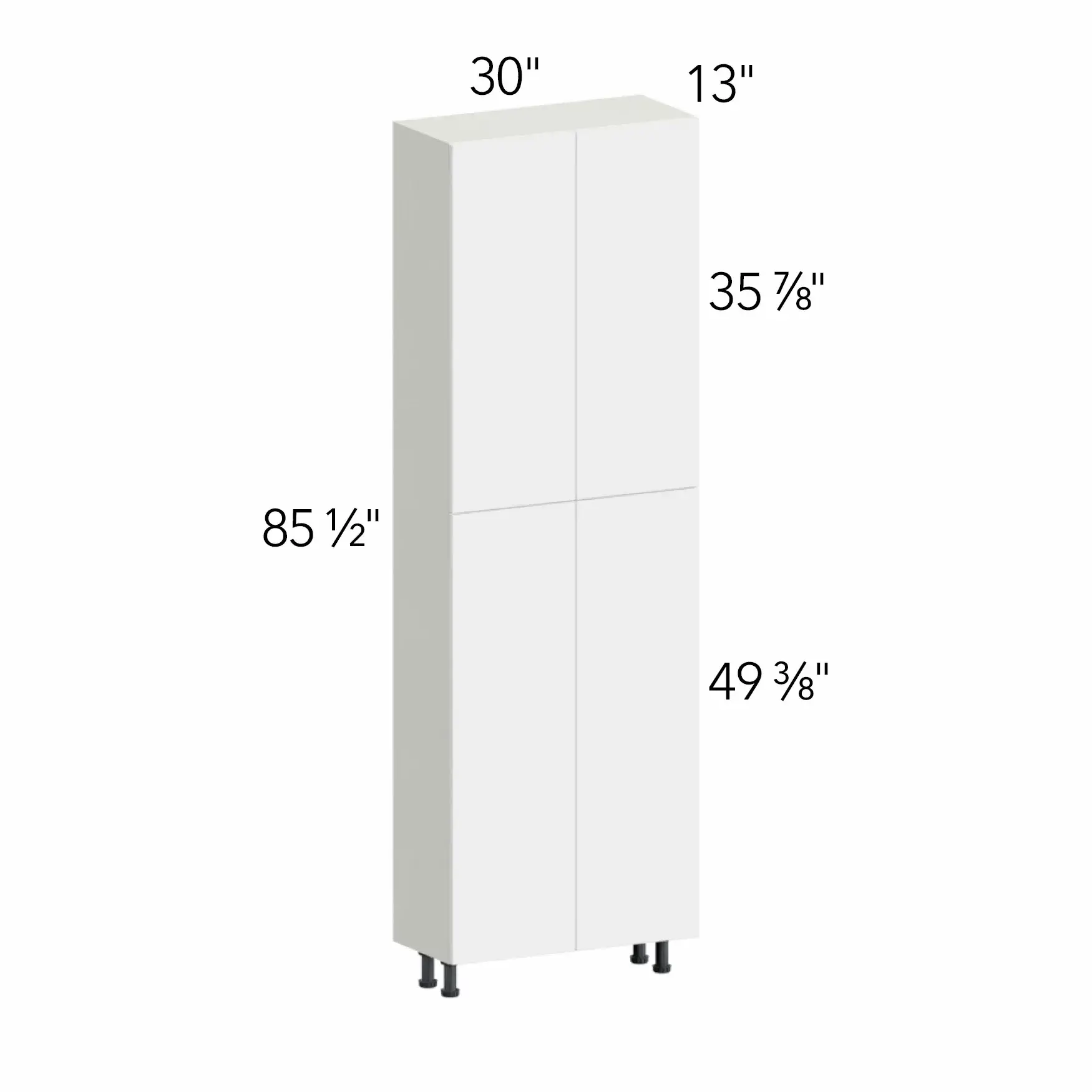 Ovela® Tuscany Olmo 3 30"W x 85.5"H x 13"D Tall Pantry Cabinet (TP301390)