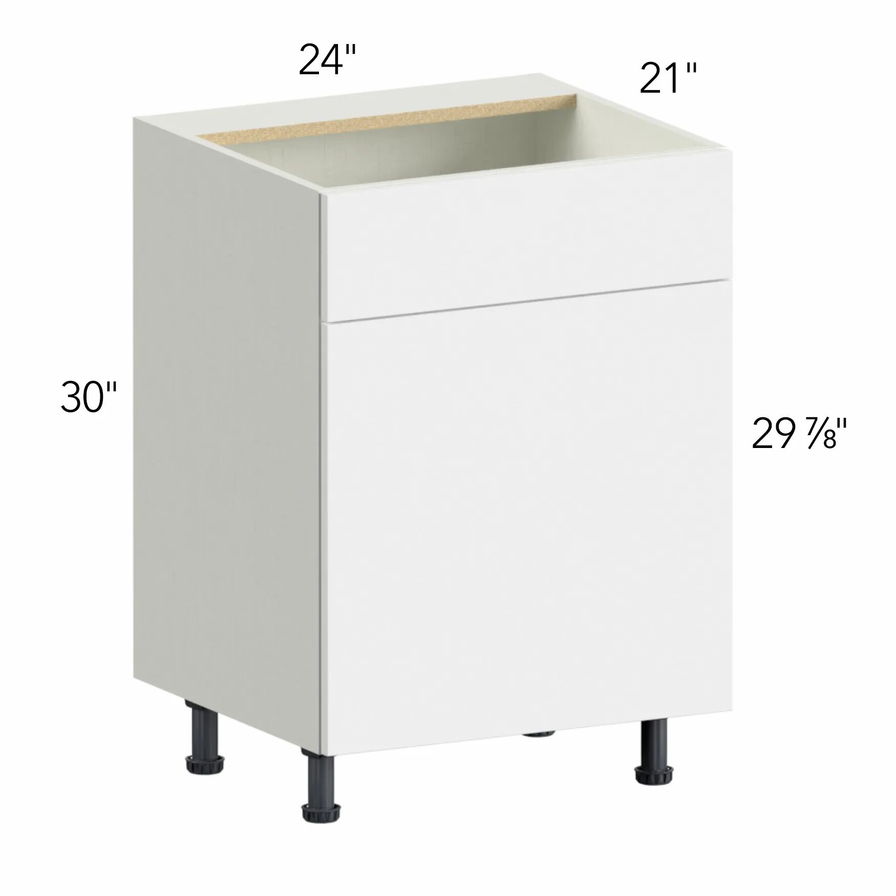 Ovela® Tuscany Basalto 24"W x 34.5"H x 21"D Vanity Cabinet (VSB24SD)