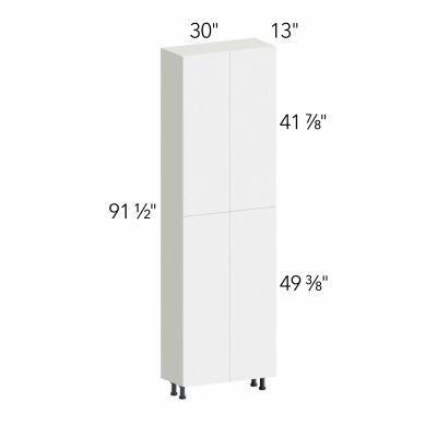 Ovela® Tuscany Antracita 30"W x 91.5"H x 13"D Tall Pantry Cabinet (TP301396)