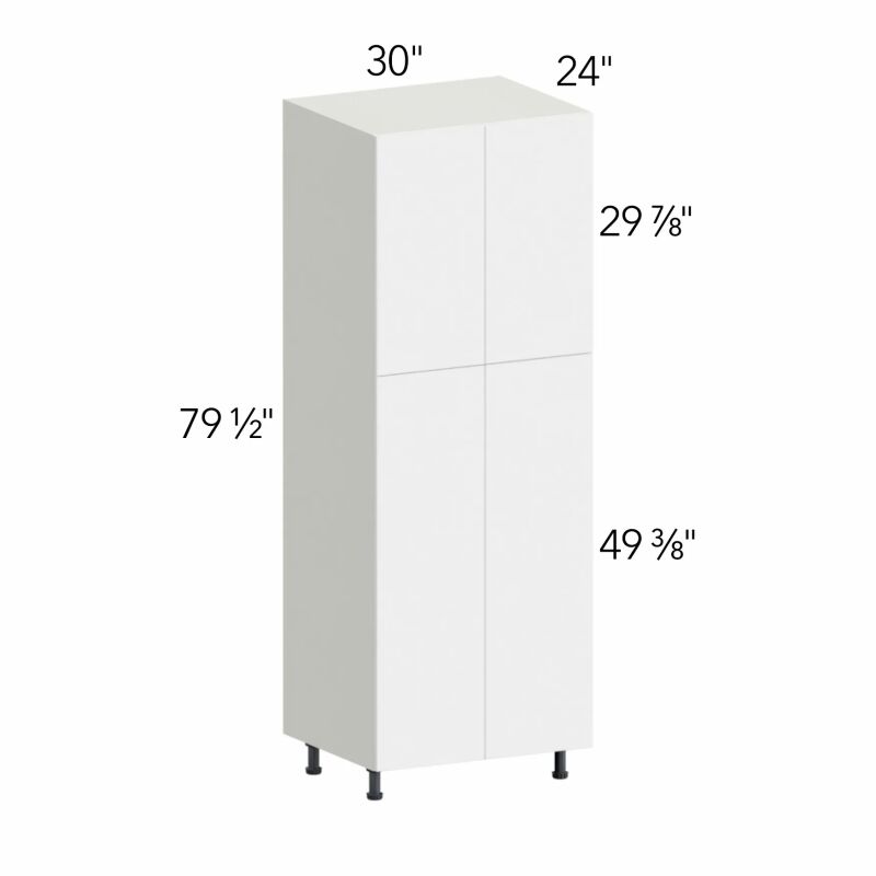 Illume® Tuscany Woodline 3 30"W x 79.5"H x 24"D Tall Pantry Cabinet (TP302484)