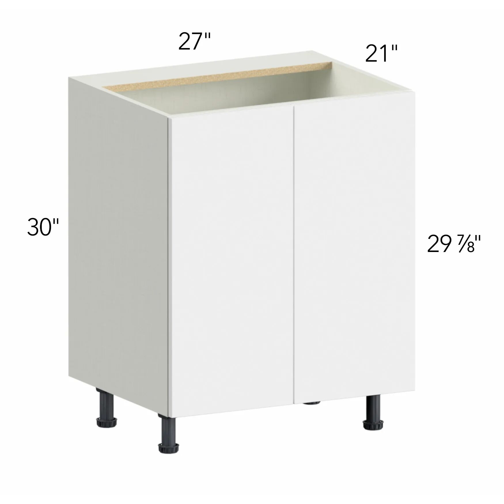 Illume® Tuscany Como Ash 2 27"W x 30"H x 21"D Vanity Cabinet (VSB27FD)