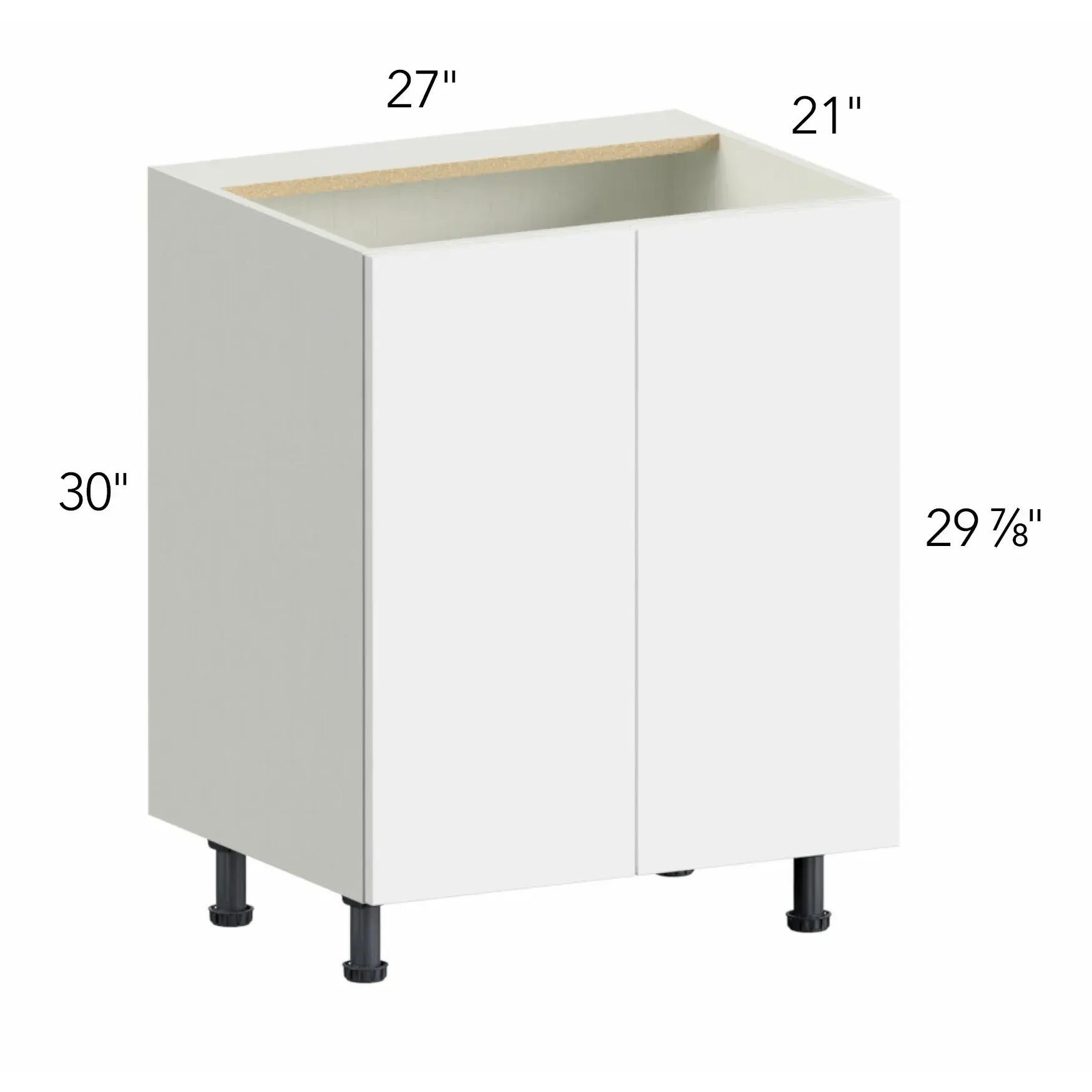 Illume® Tuscany Como Ash 2 27"W x 30"H x 21"D Vanity Cabinet (VSB27FD)
