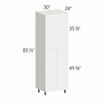 Ovela® Tuscany Antracita 30"W x 85.5"H x 24"D Tall Pantry Cabinet (TP302490)