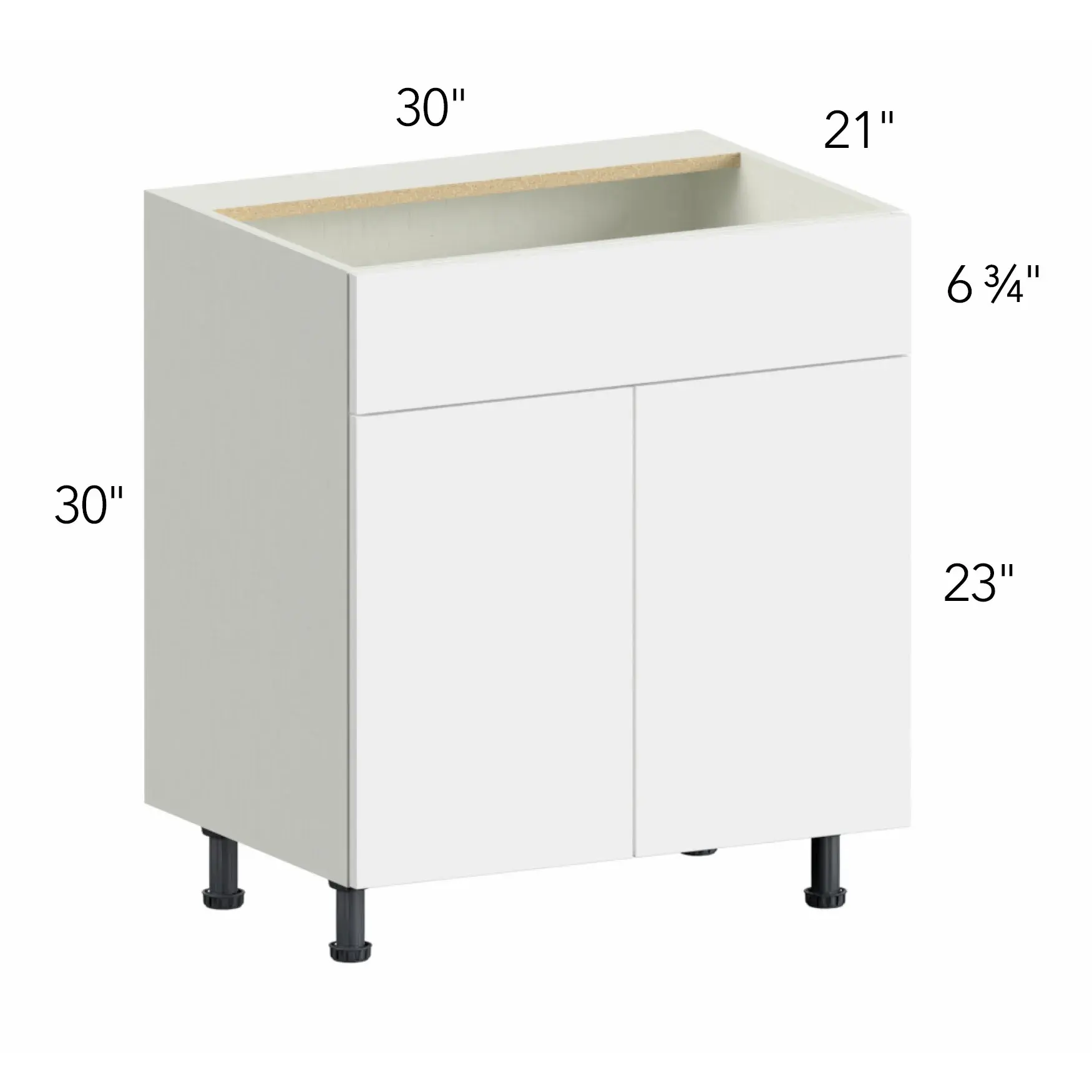 Ovela® Tuscany Ida 1 30"W x 34.5"H x 21"D Vanity Cabinet (VSB30)