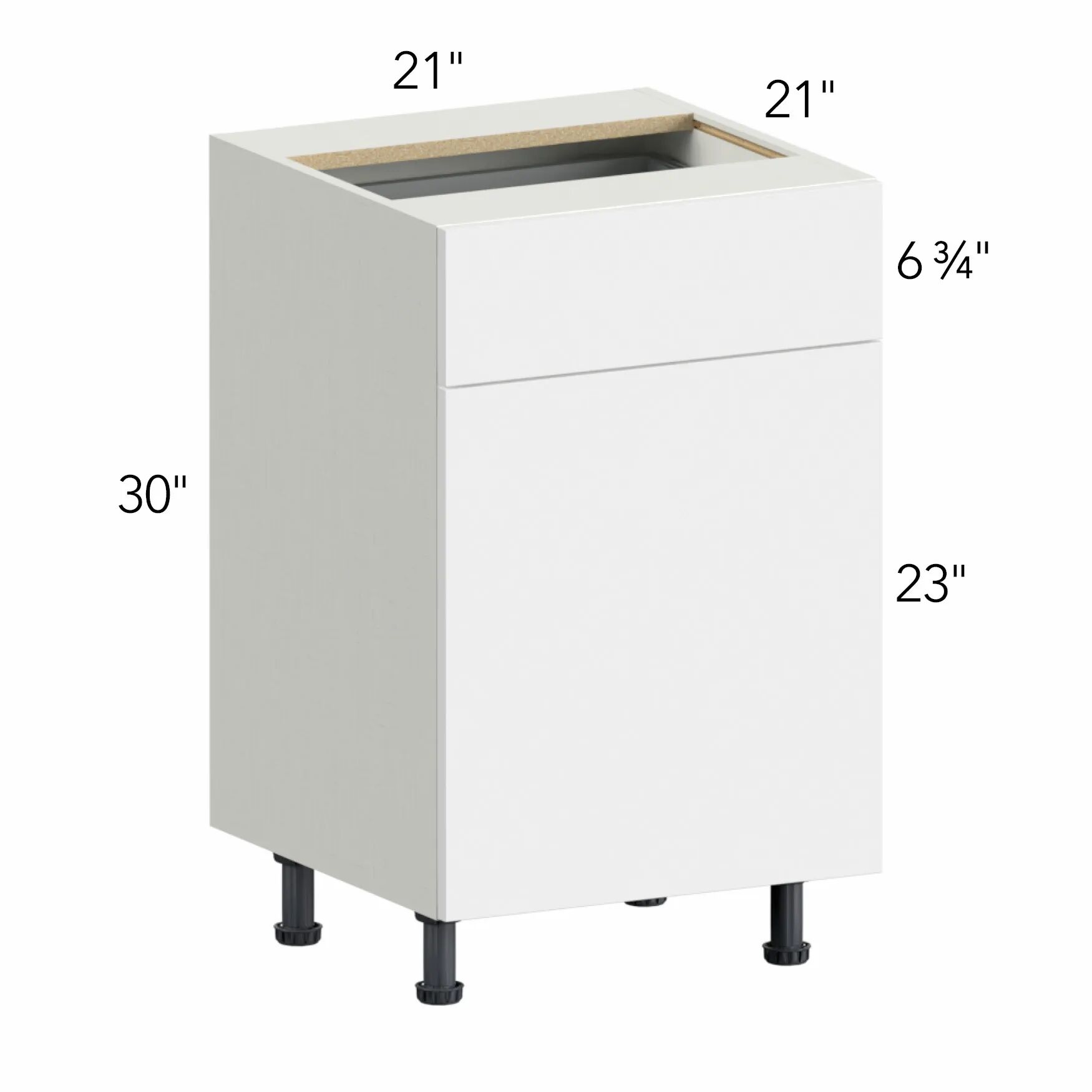 Illume® Tuscany Basalto 21"W x 30"H x 21"D Vanity Cabinet (VB21)