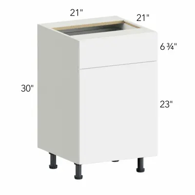 Illume® Catalina Bianco Gloss 21"W x 30"H x 21"D Vanity Cabinet (VB21)