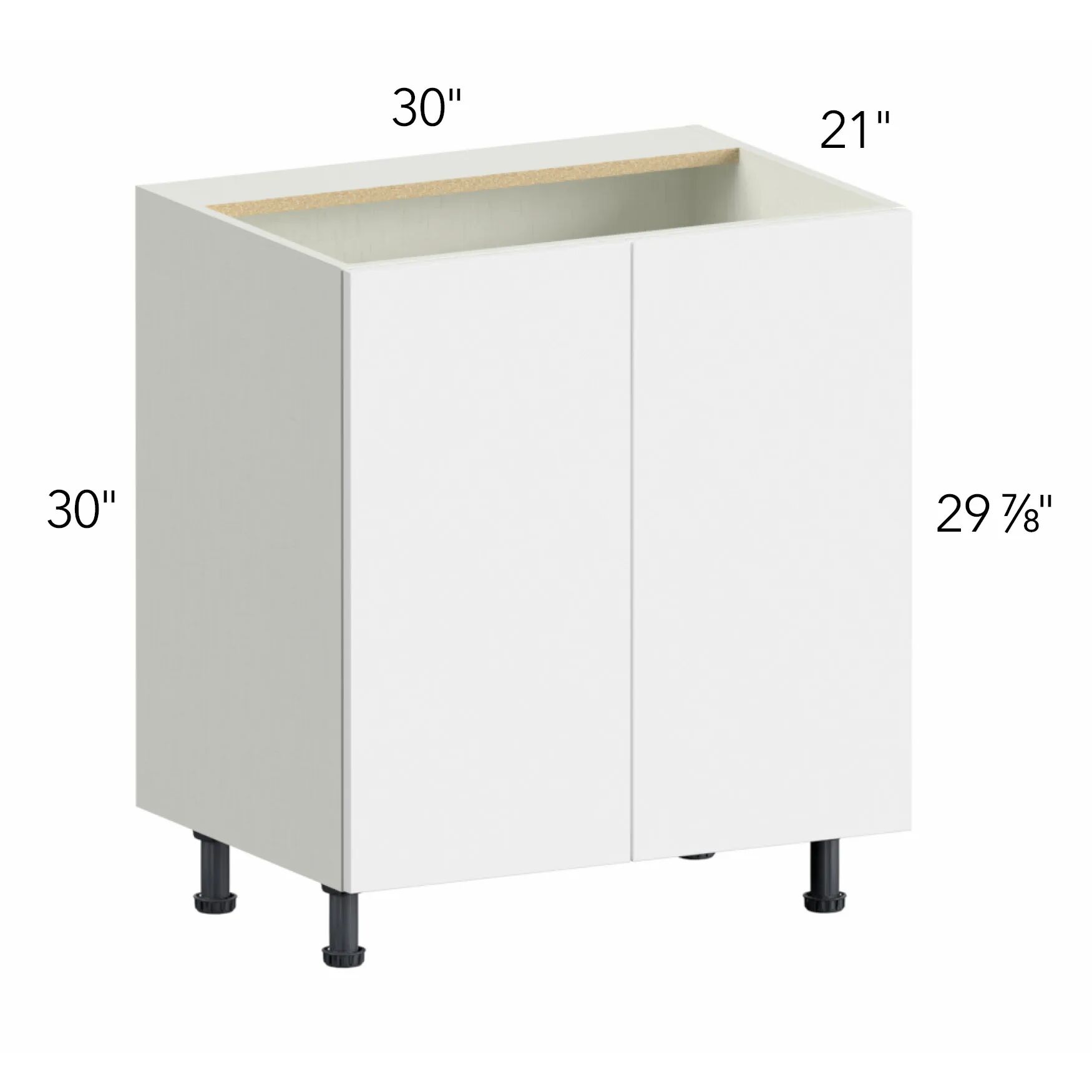 Illume® Tuscany Como Ash 2 30"W x 30"H x 21"D Vanity Cabinet (VSB30FD)