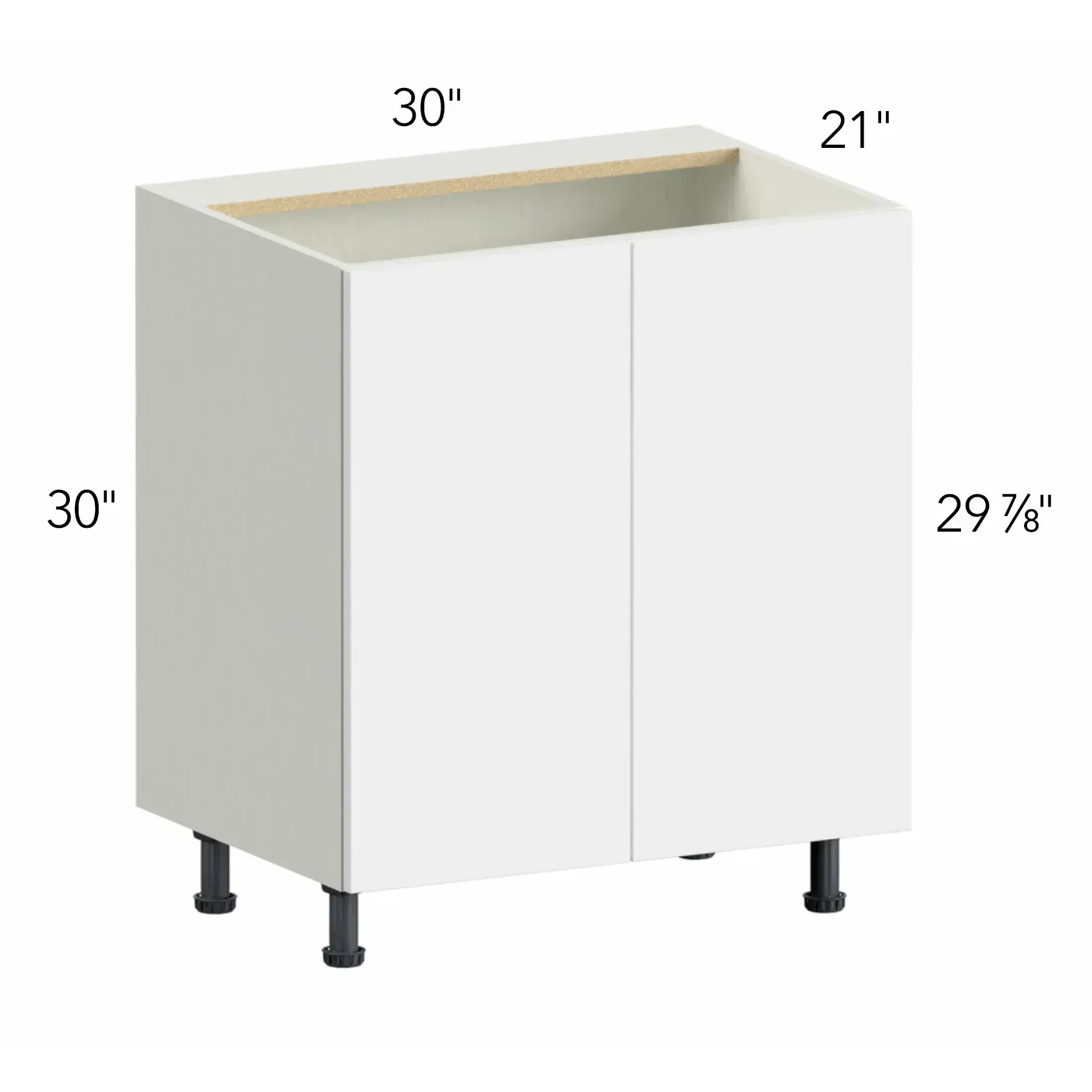 Illume® Tuscany Como Ash 2 30"W x 30"H x 21"D Vanity Cabinet (VSB30FD)