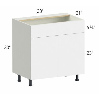 Illume® Tuscany Como Ash 2 33"W x 30"H x 21"D Vanity Cabinet (VSB33)