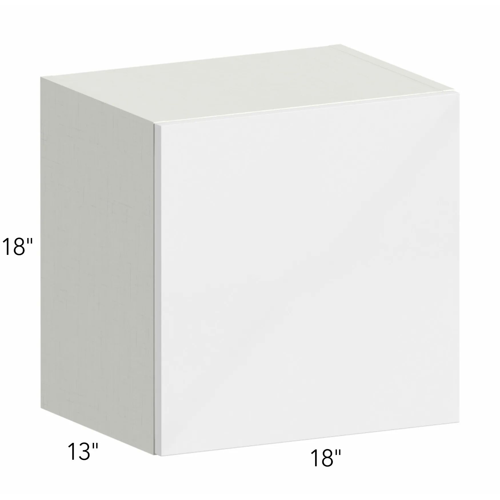 Ovela® Tuscany Blanco 18"W x 18"H x 13"D Wall Cabinet (W1818)