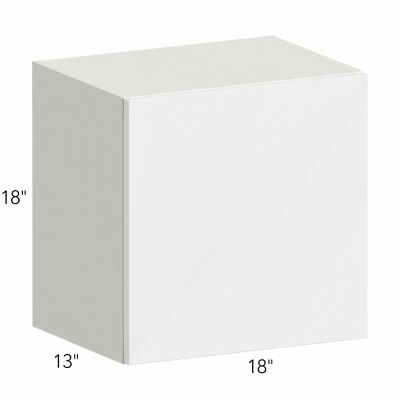 Ovela® Tuscany Blanco 18"W x 18"H x 13"D Wall Cabinet (W1818)
