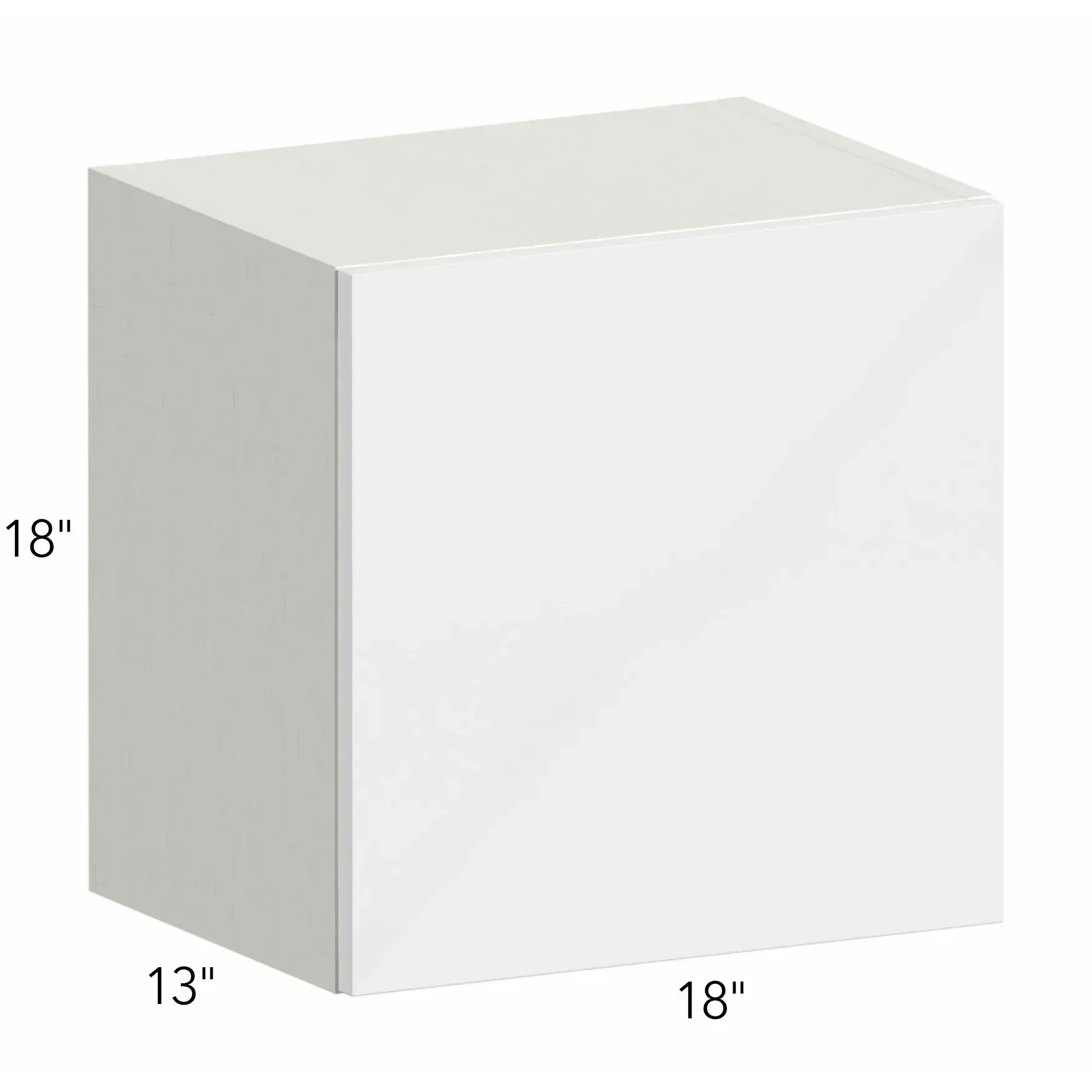 Ovela® Tuscany Blanco 18"W x 18"H x 13"D Wall Cabinet (W1818)