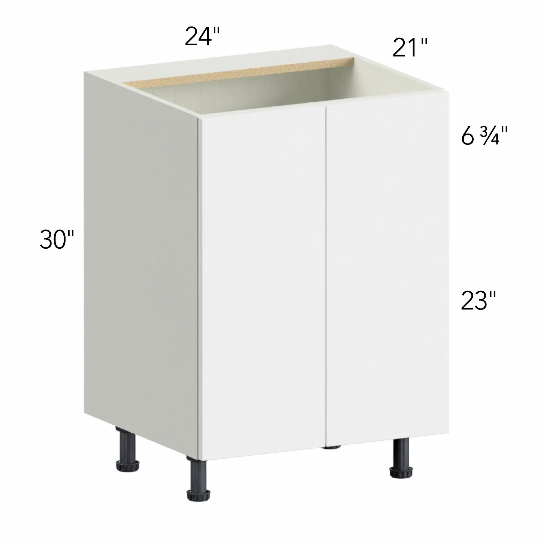 Illume® Tuscany Como Ash 2 24"W x 30"H x 21"D Vanity Cabinet (VSB24FD)