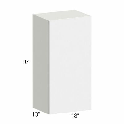 Ovela® Tuscany Blanco 18"W x 36"H x 13"D Wall Cabinet (W1836)