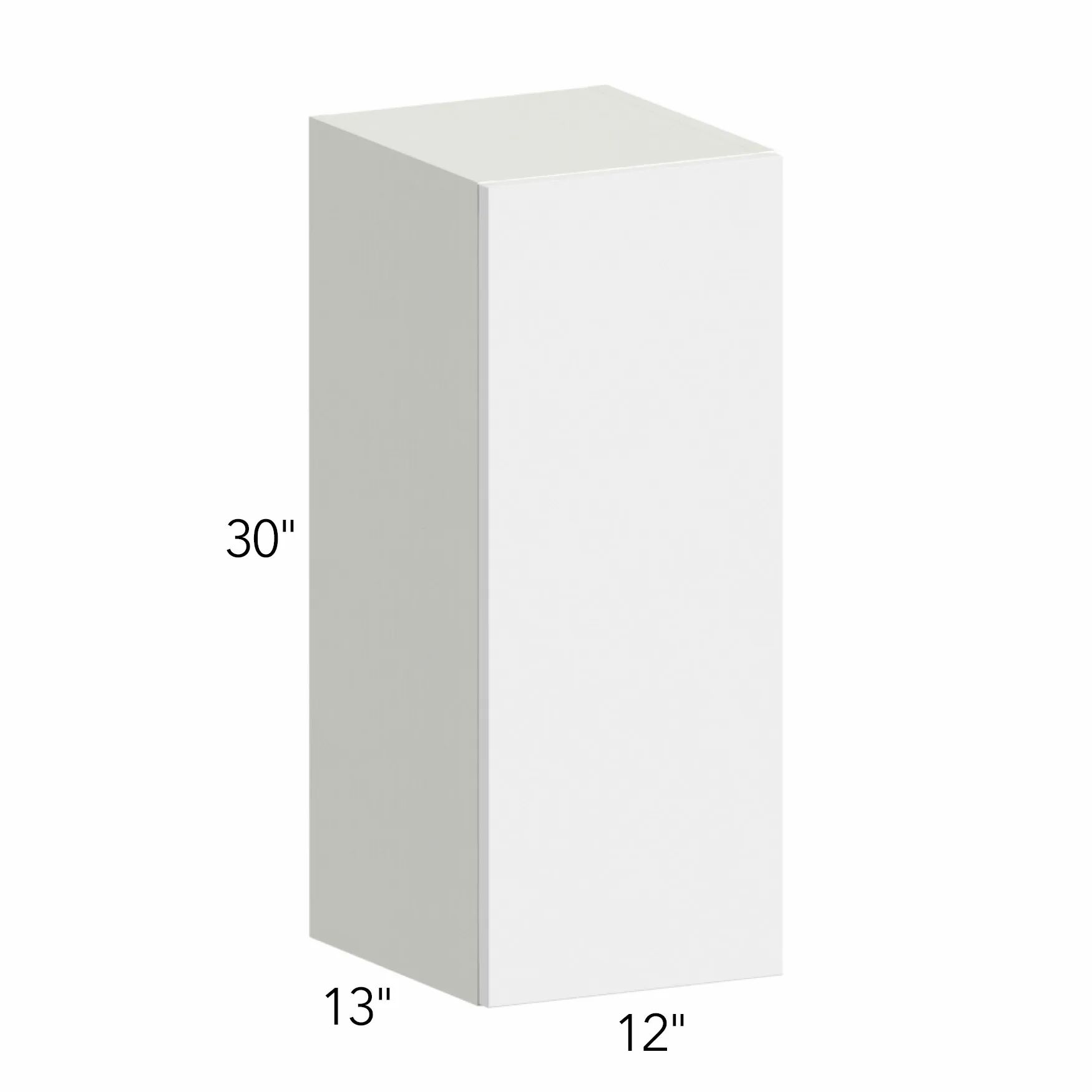 Ovela® Tuscany Blanco 12"W x 30"H x 13"D Wall Cabinet (W1230)