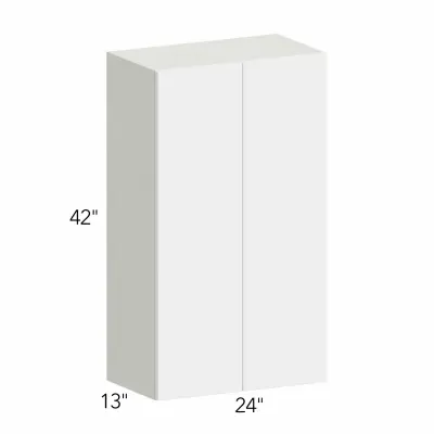 Ovela® Catalina Light Artwood 24"W x 42"H x 13"D Wall Cabinet (W2442)