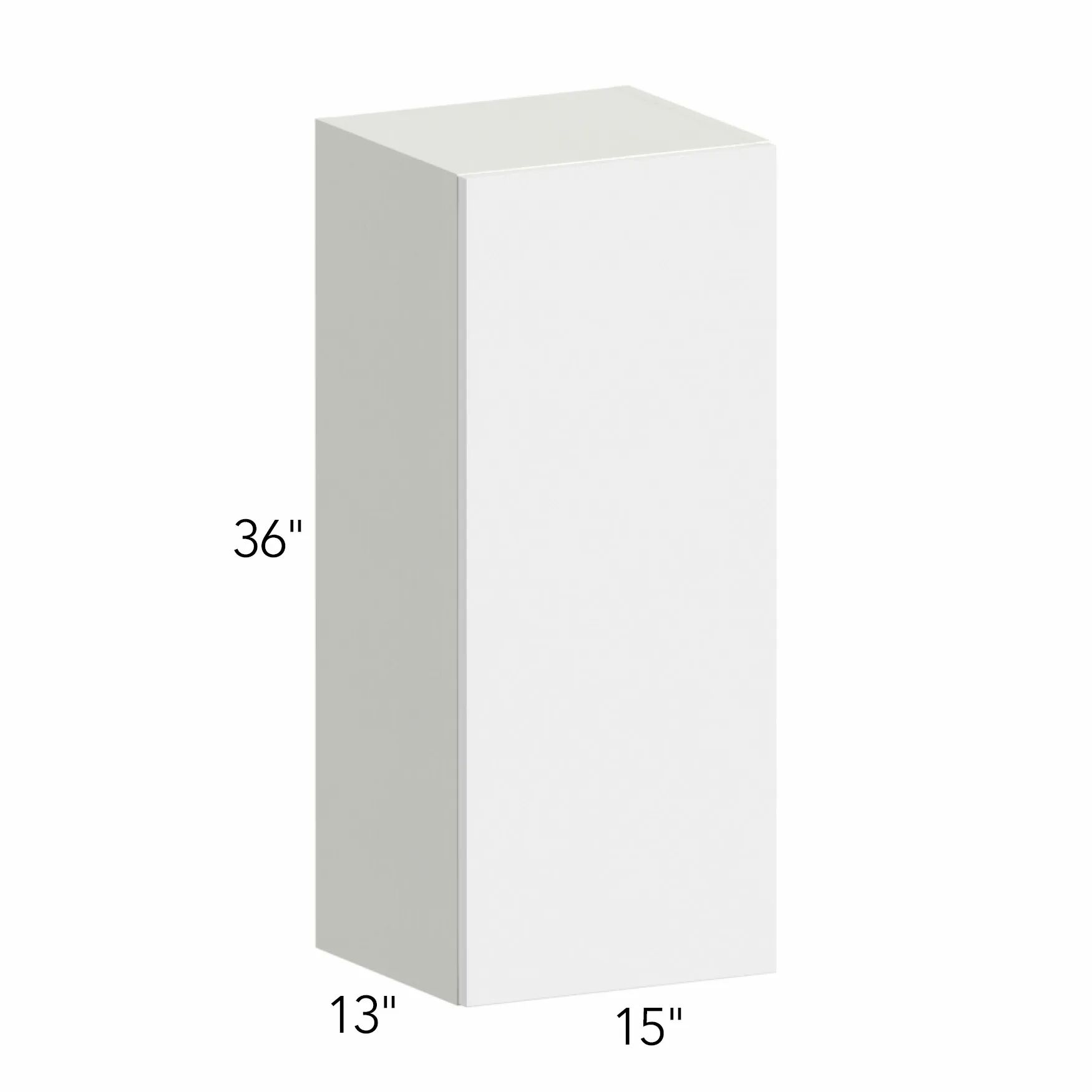 Illume® Tuscany Basalto 15"W x 36"H x 13"D Wall Cabinet (W1536)