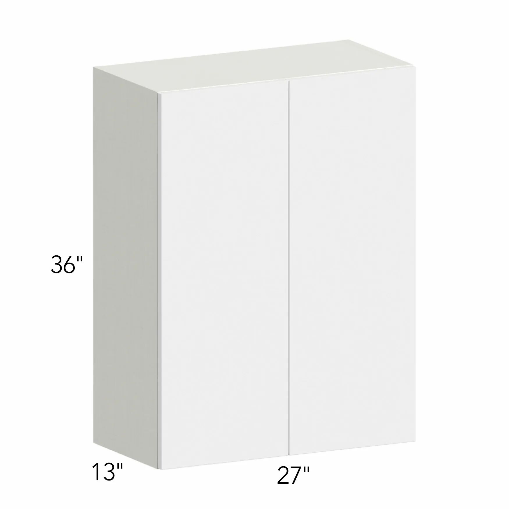 Illume® Catalina Silk Flow 27"W x 36"H x 13"D Wall Cabinet (W2736)