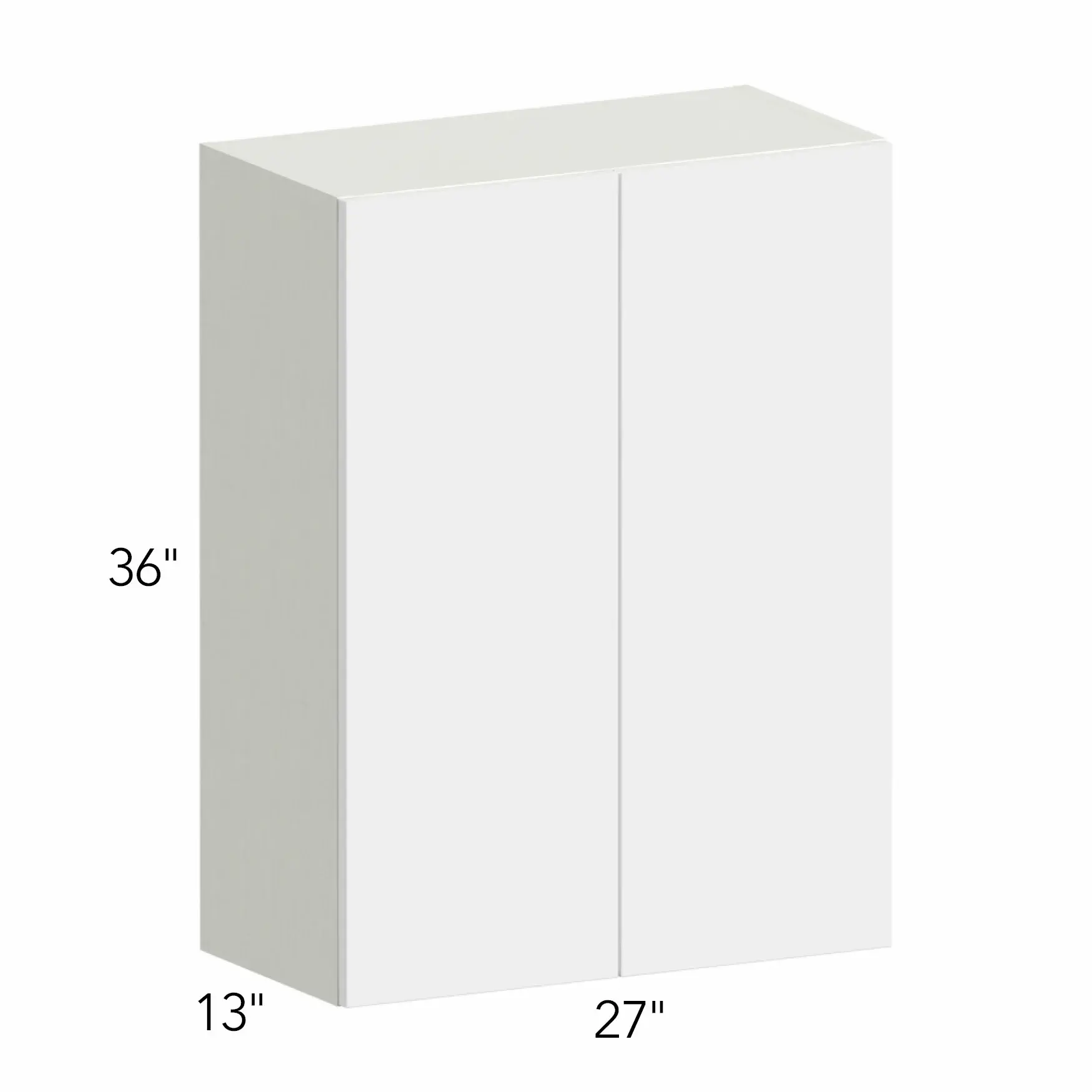 Illume® Catalina Silk Flow 27"W x 36"H x 13"D Wall Cabinet (W2736)