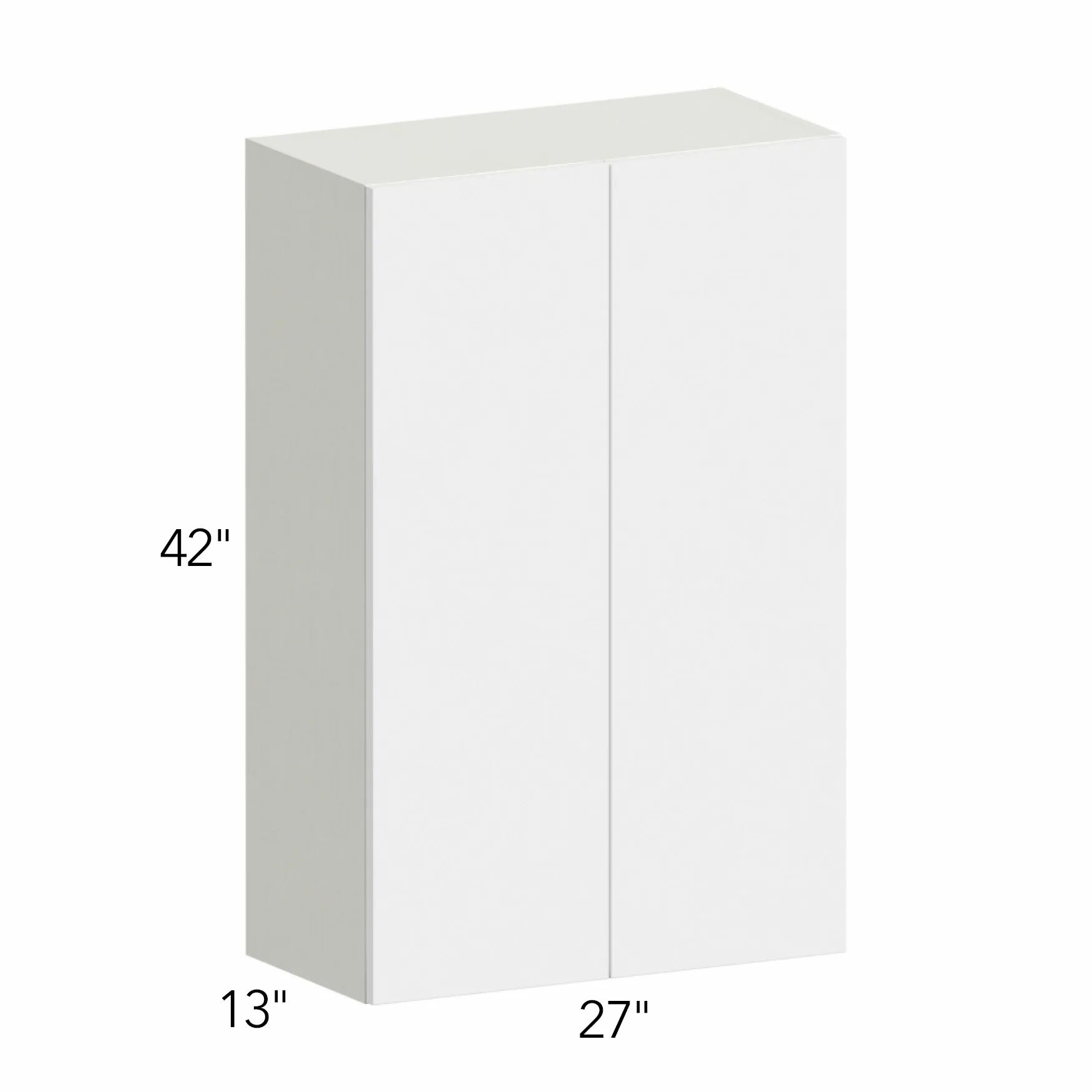 Ovela® Tuscany Basalto 27"W x 42"H x 13"D Wall Cabinet (W2742)