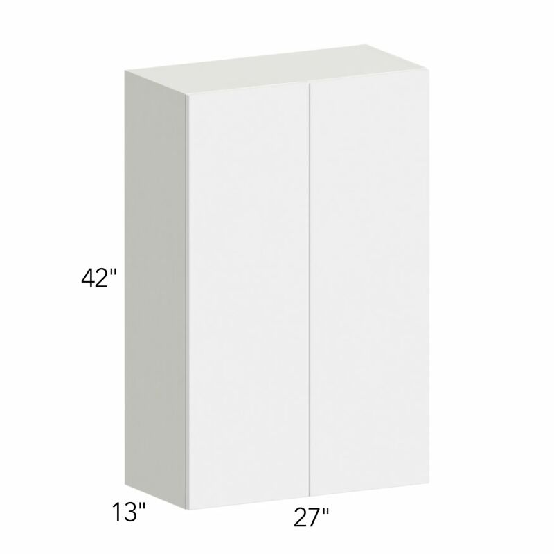 Illume® Catalina Light Artwood 27"W x 42"H x 13"D Wall Cabinet (W2742)