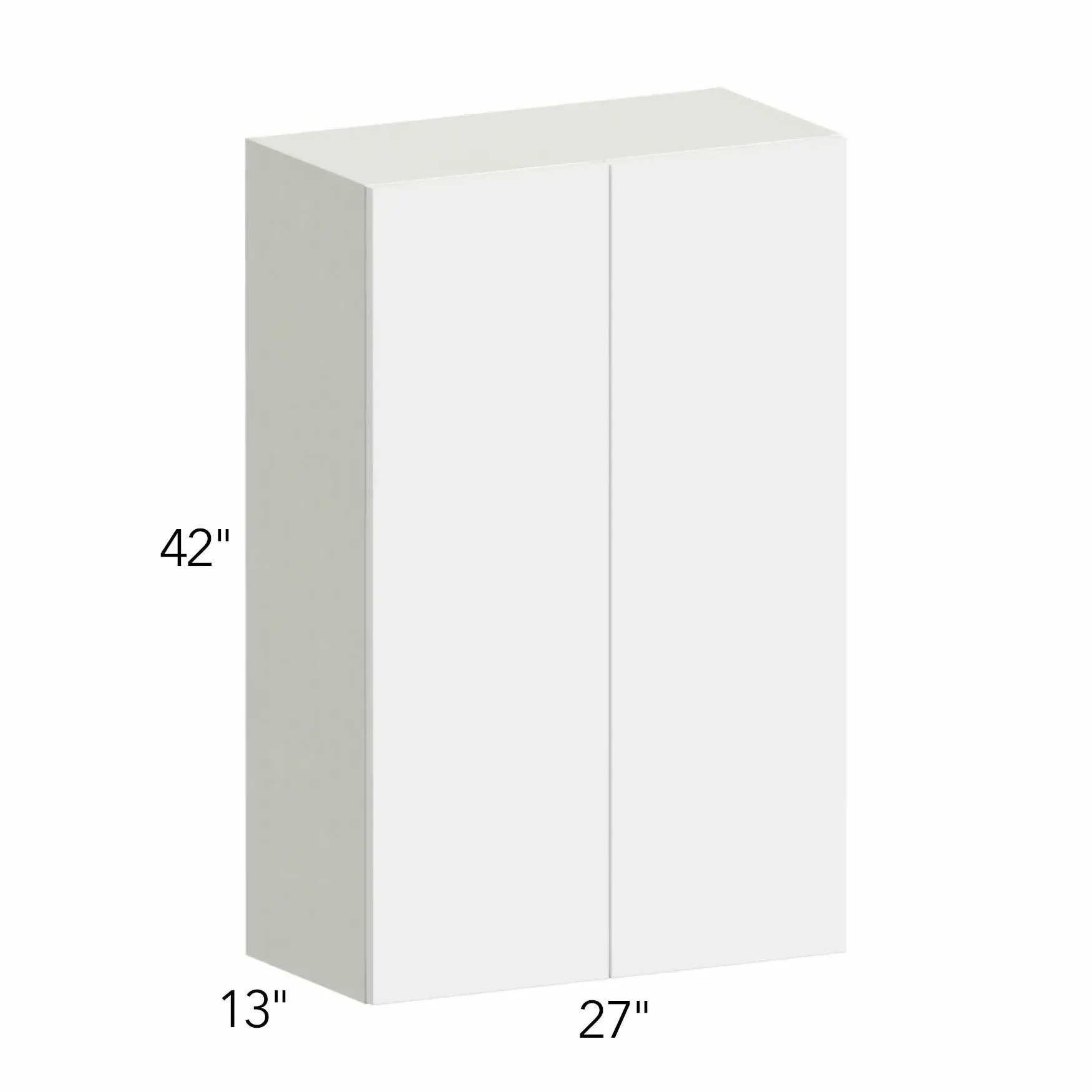 Ovela® Tuscany Basalto 27"W x 42"H x 13"D Wall Cabinet (W2742)