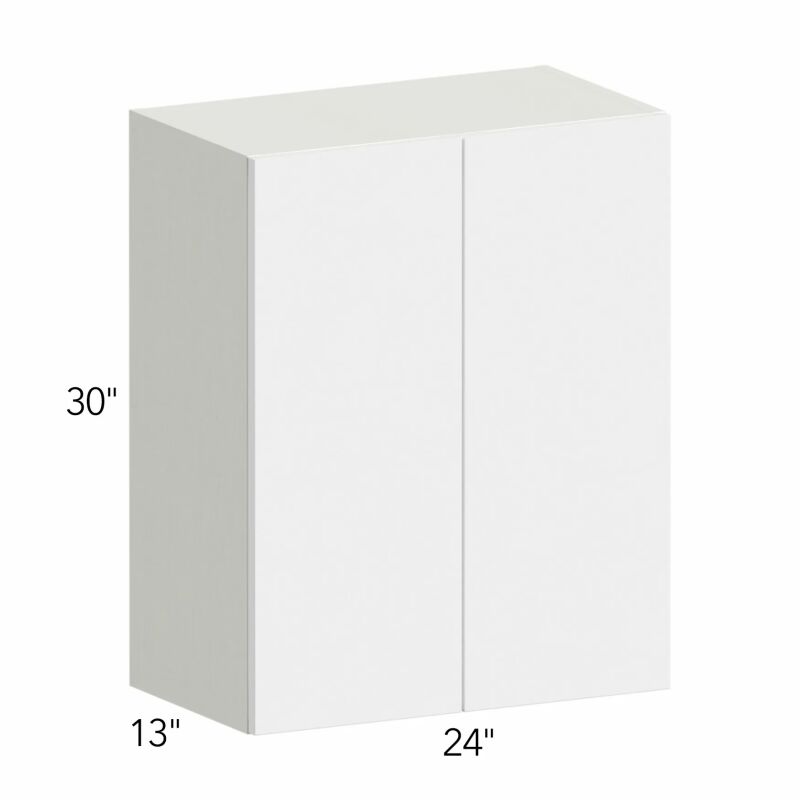 Ovela® Catalina Grigio Gloss 24"W x 30"H x 13"D Wall Cabinet (W2430)