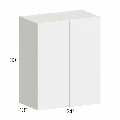 Ovela® Tuscany Blanco 24"W x 30"H x 13"D Wall Cabinet (W2430)