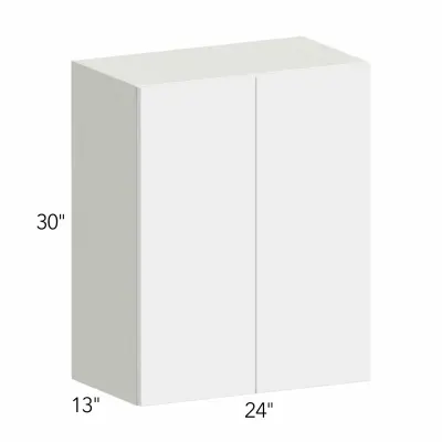 Ovela® Catalina Grigio Gloss 24"W x 30"H x 13"D Wall Cabinet (W2430)