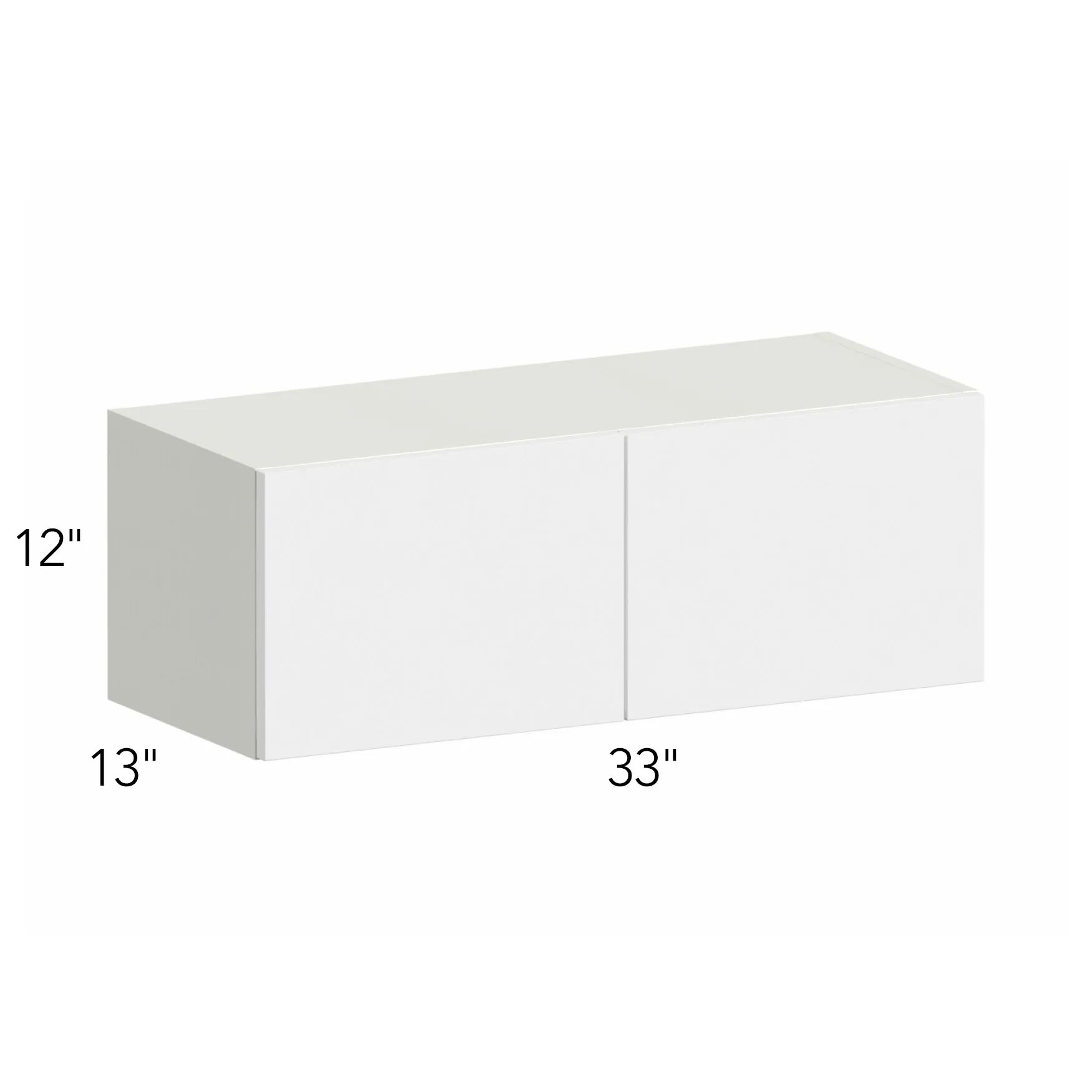 Illume® Tuscany Blanco 33"W x 12"H x 13"D Wall Cabinet (W3312)