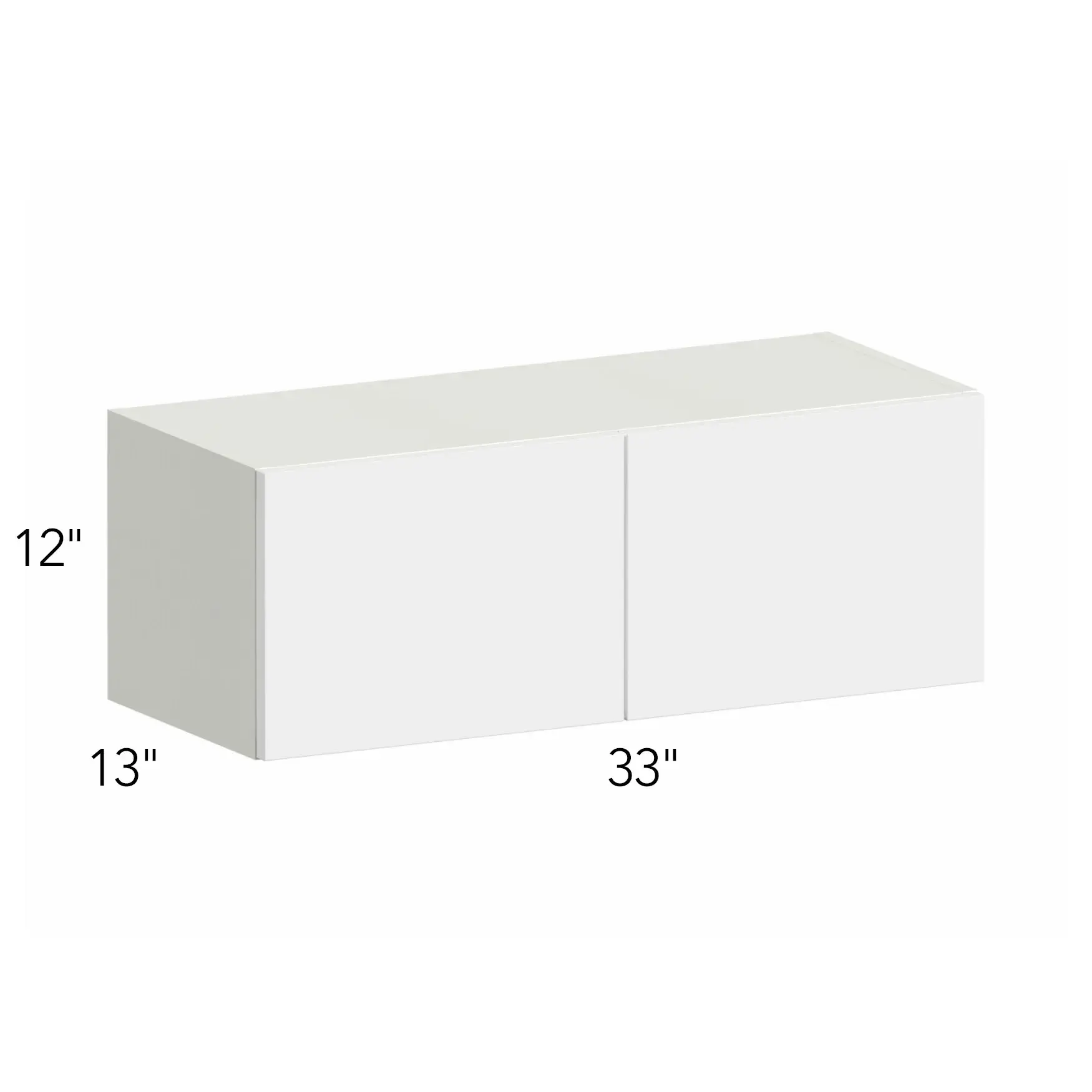 Illume® Tuscany Blanco 33"W x 12"H x 13"D Wall Cabinet (W3312)