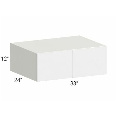 Illume® Tuscany Ida 2 33"W x 12"H x 24"D Wall Cabinet (W331224)
