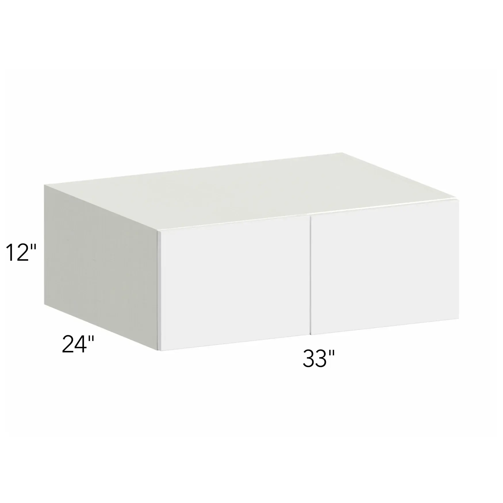 Illume® Tuscany Ida 2 33"W x 12"H x 24"D Wall Cabinet (W331224)