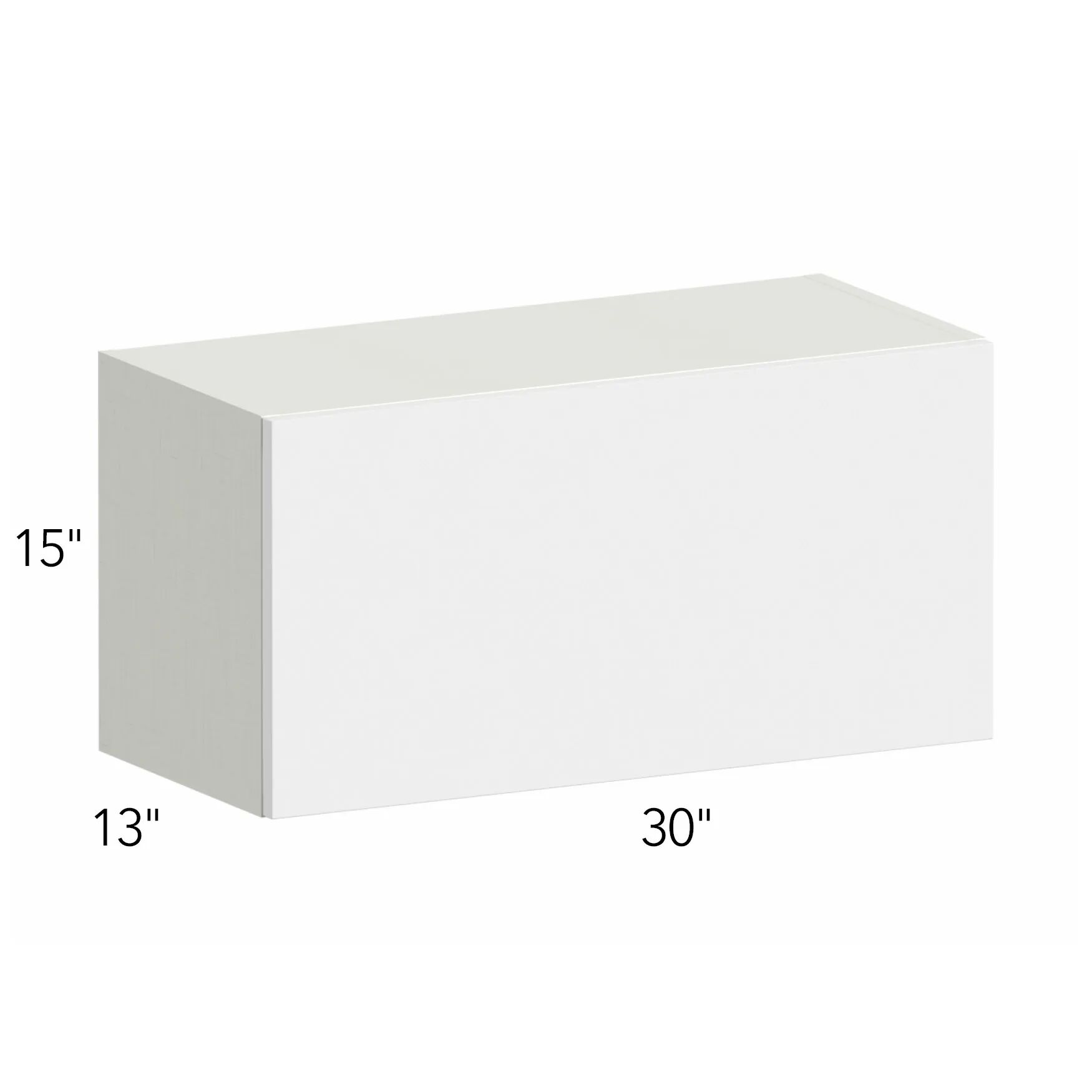 Illume® Tuscany Basalto 30"W x 15"H x 13"D Wall Cabinet (W3015LU)