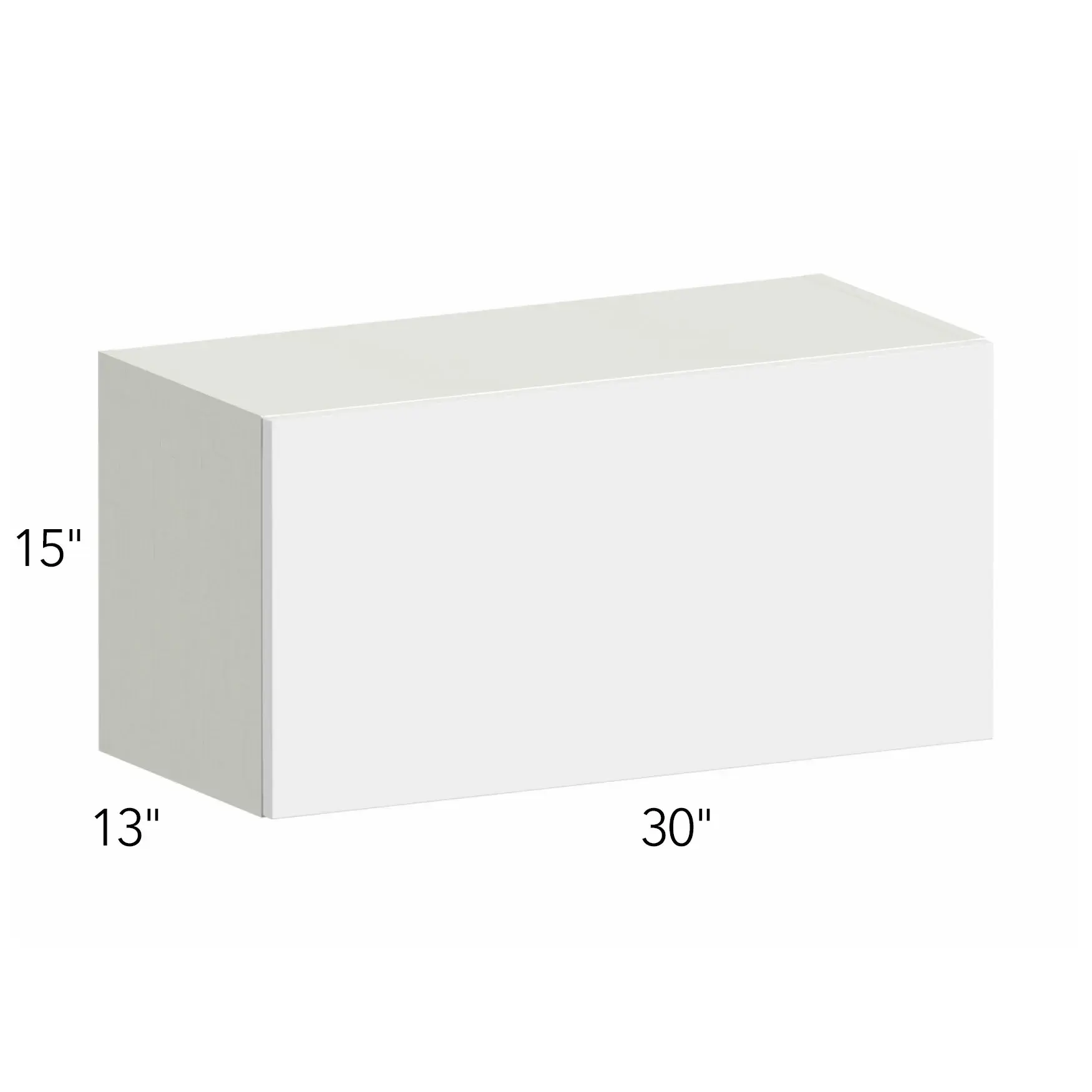 Illume® Tuscany Basalto 30"W x 15"H x 13"D Wall Cabinet (W3015LU)