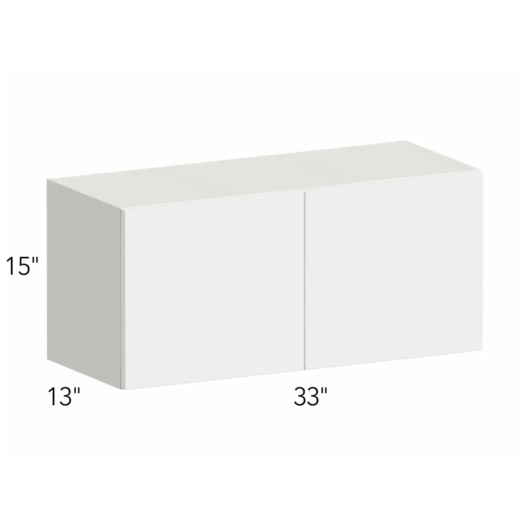 Ovela® Tuscany Blanco 33"W x 15"H x 13"D Wall Cabinet (W3315)