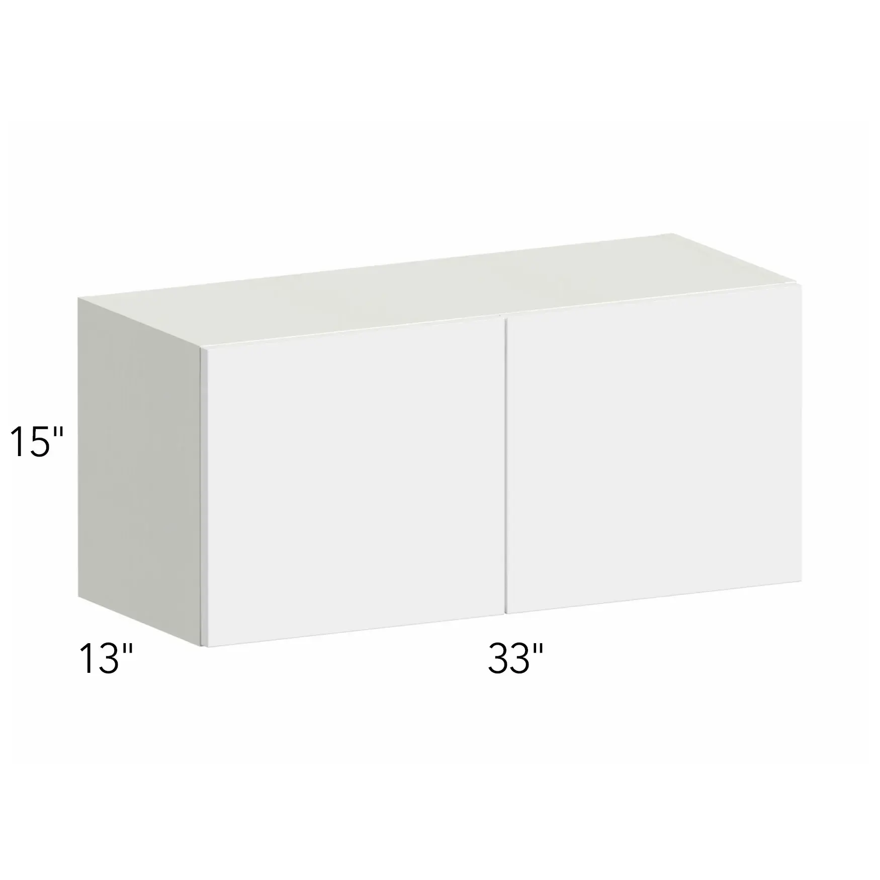 Ovela® Tuscany Blanco 33"W x 15"H x 13"D Wall Cabinet (W3315)