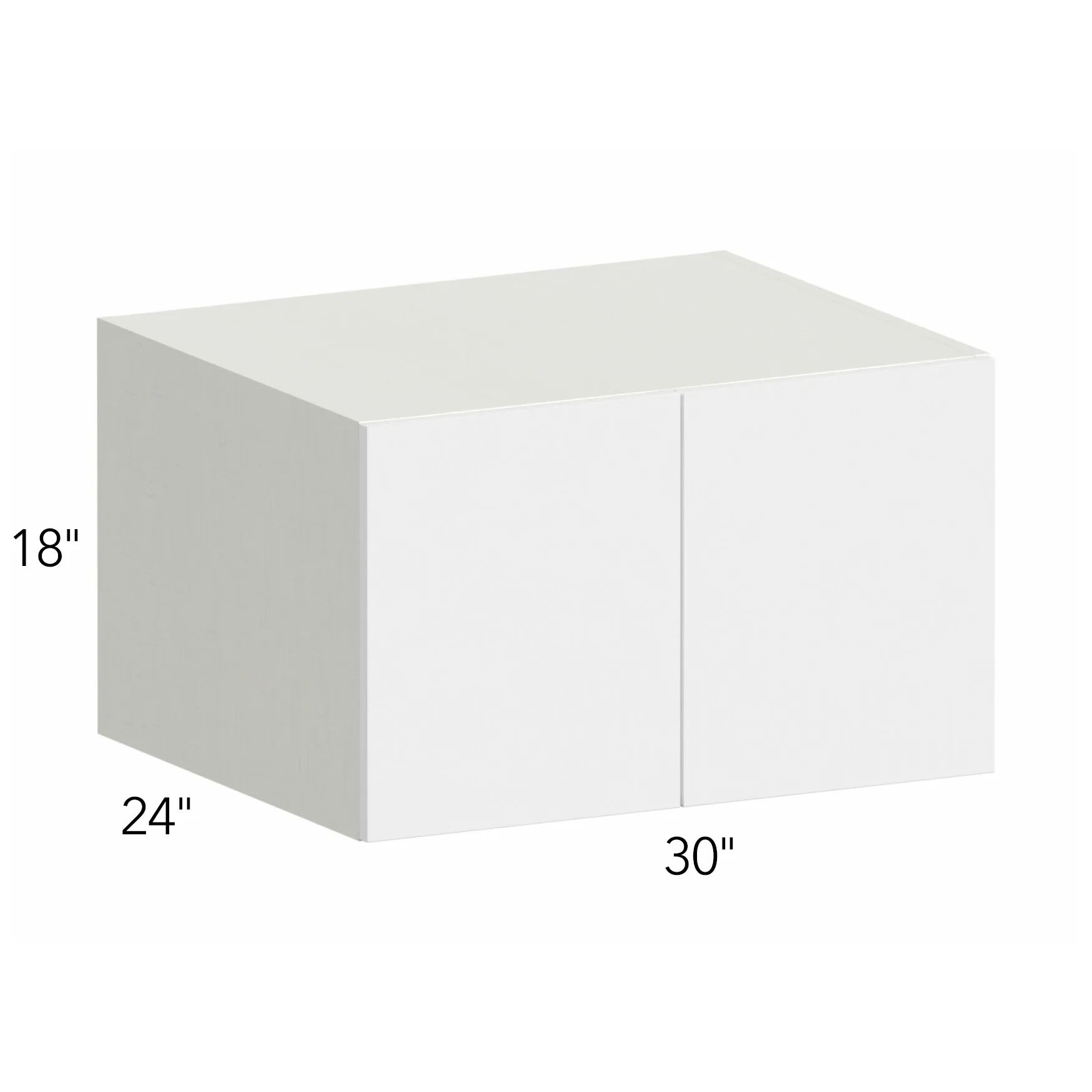 Ovela® Tuscany Blanco 30"W x 18"H x 24"D Wall Cabinet (W301824)