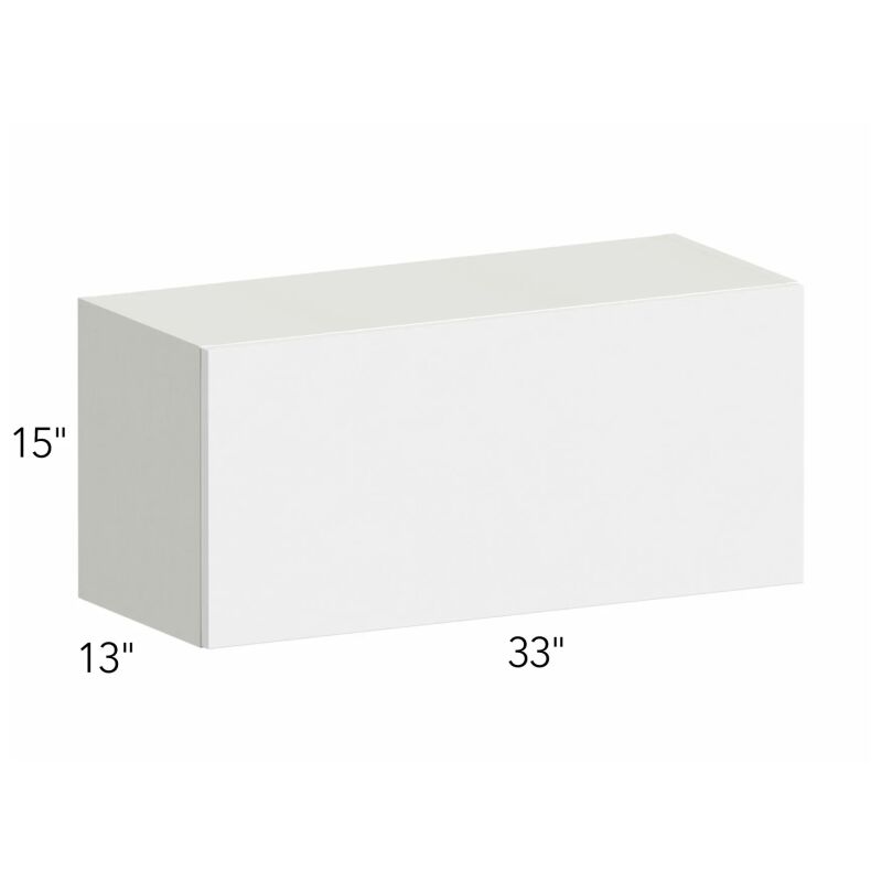 Illume® Catalina Bianco Matte 33"W x 15"H x 13"D Wall Cabinet (W3315LU)