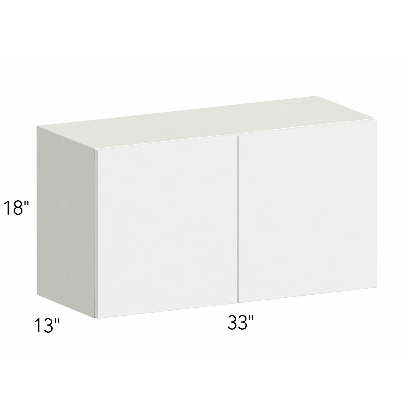 Illume® Tuscany Blanco 33"W x 18"H x 13"D Wall Cabinet (W3318)