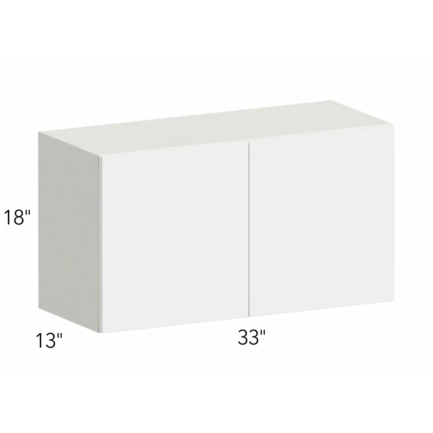Illume® Tuscany Blanco 33"W x 18"H x 13"D Wall Cabinet (W3318)